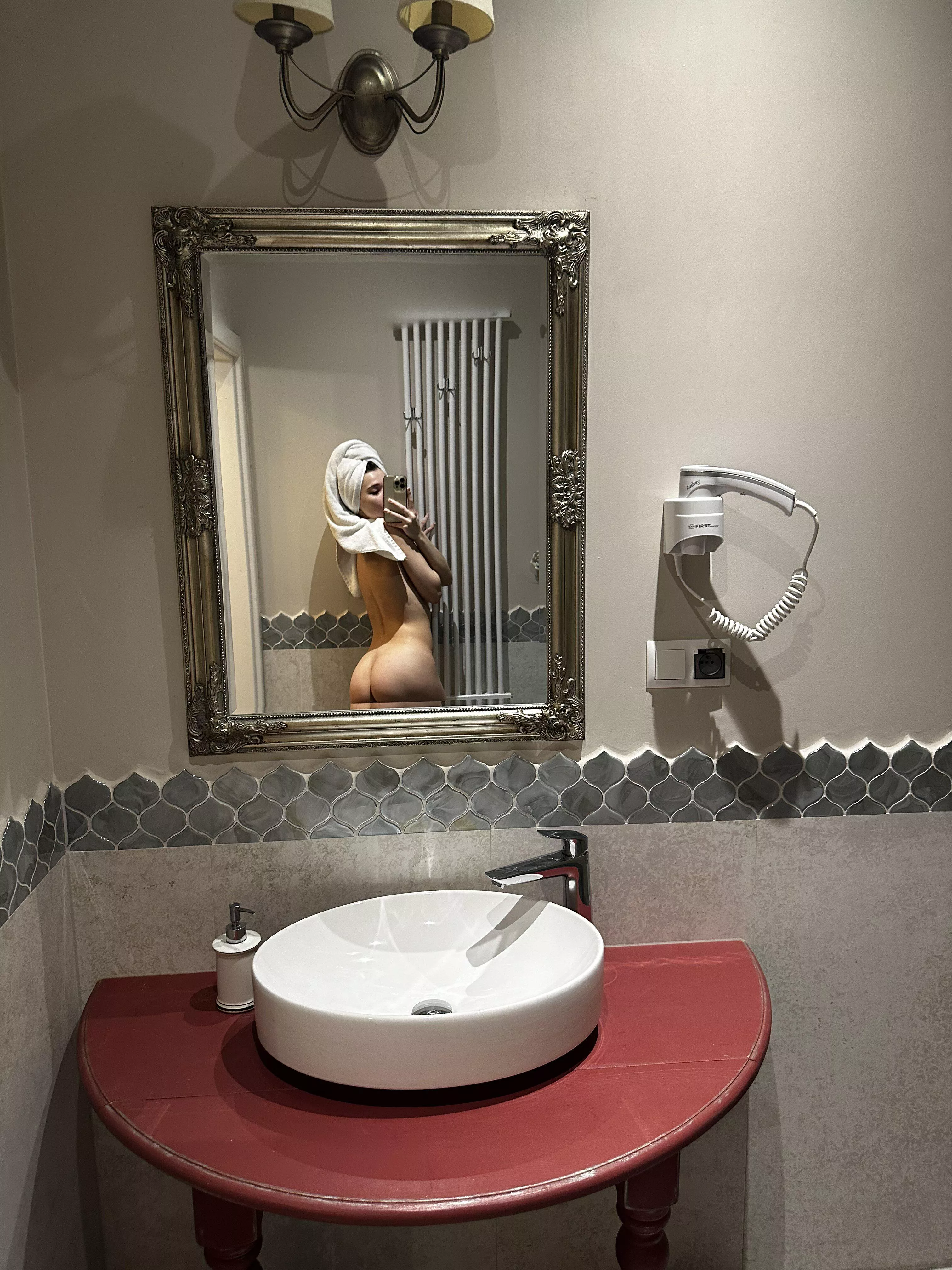 clean and smelling after a shower