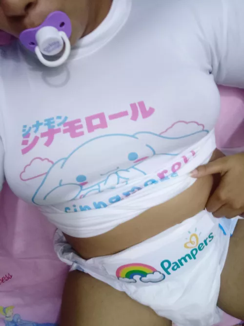 Diaper dependent, but happy ✨