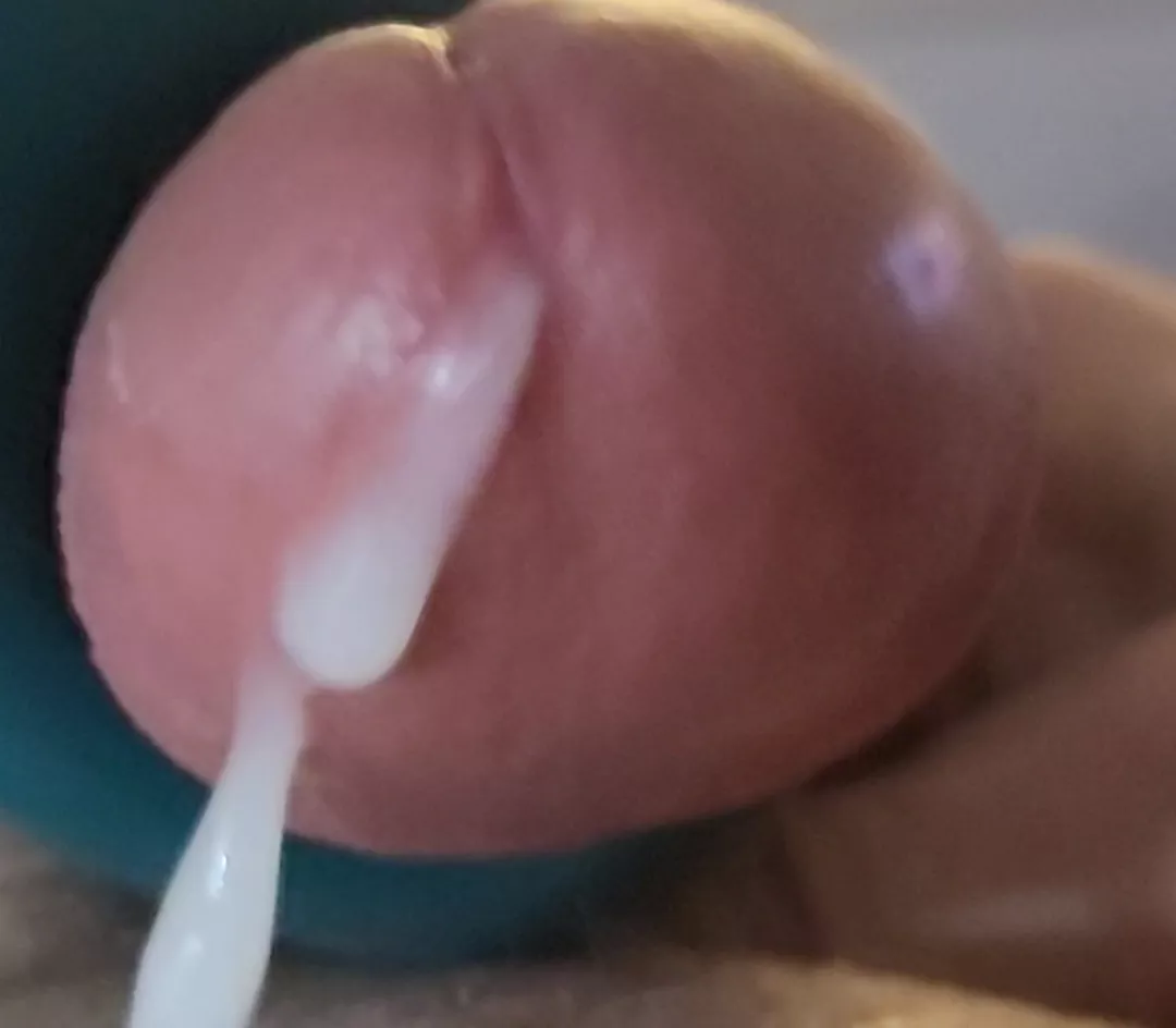 Drips after a ruined orgasm