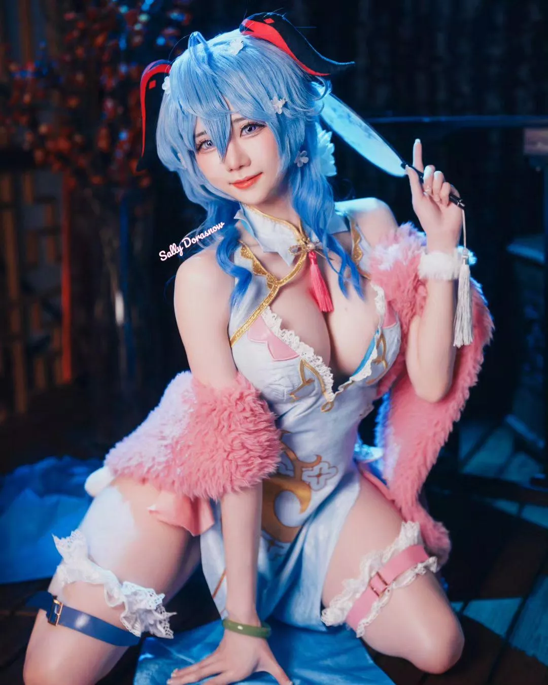 Ganyu (Qipao ver) by Sally Dorasnow from Genshin Impact