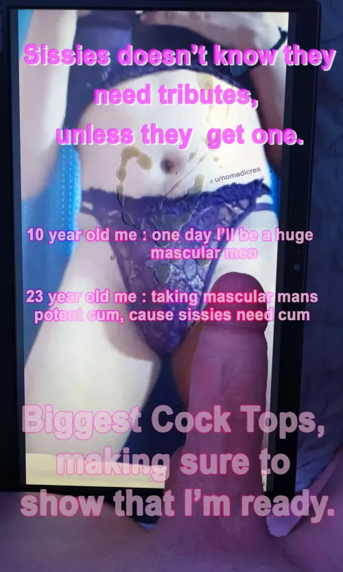 good sissy bois are always ready.