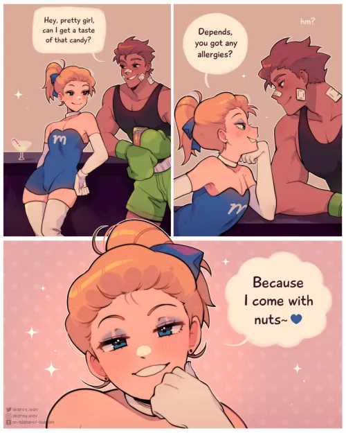 he comes with nuts (skaroy)