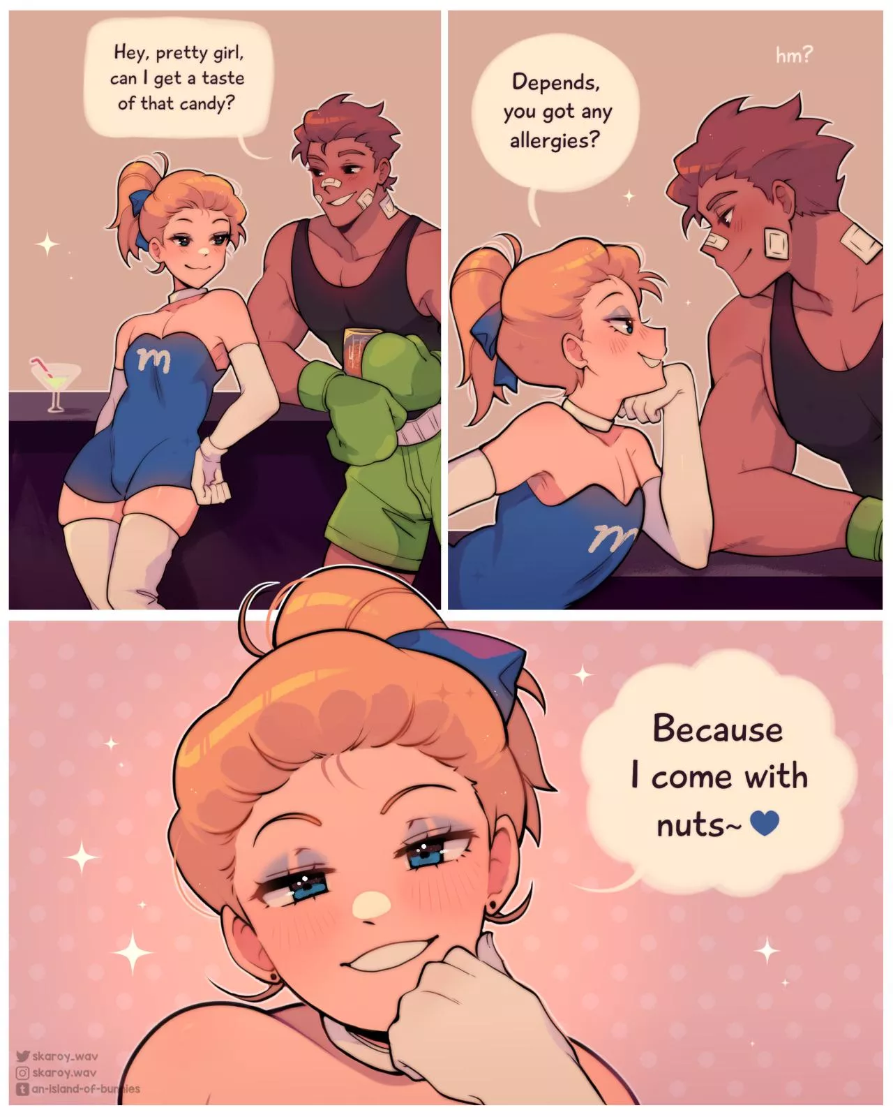 he comes with nuts (skaroy)