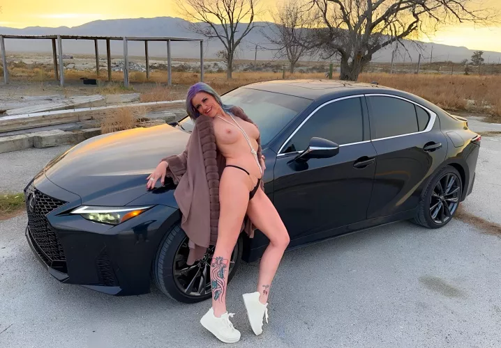 I enjoy flaunting myself in parking lots.