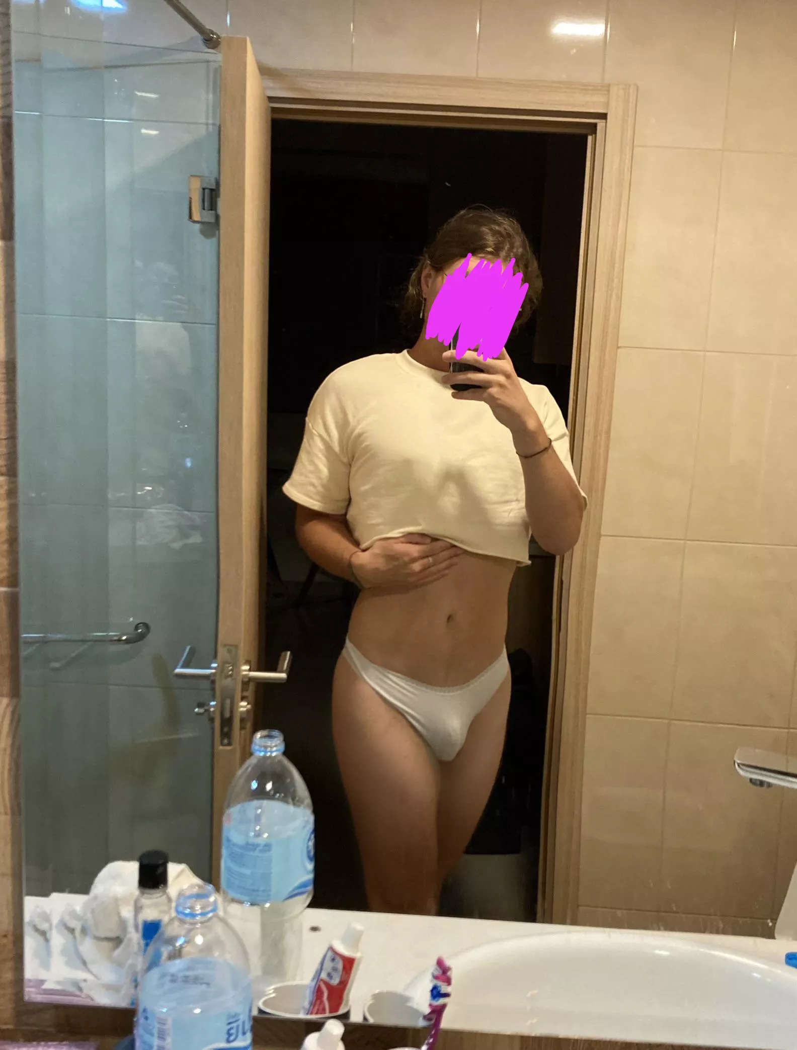 I want you to kiss my cute little bulge