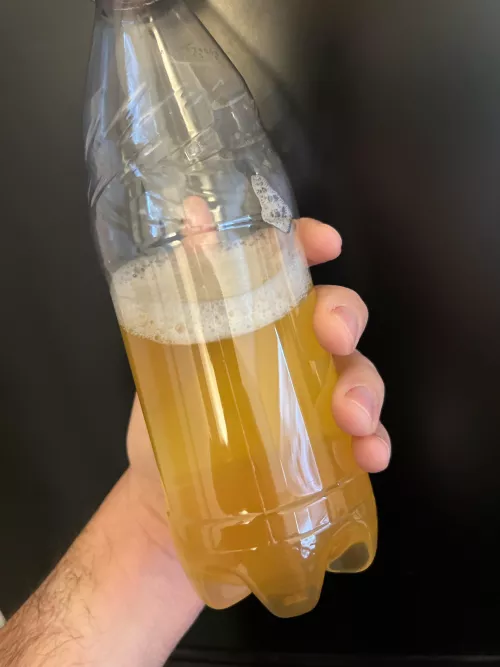 Just bought a bottle of pee from a stranger