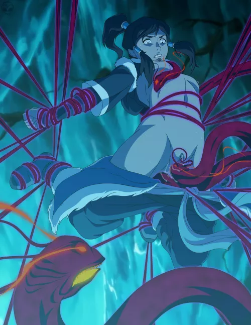 Korra getting what she deserves...
