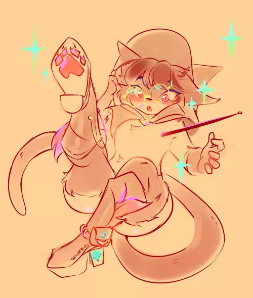 little witch ! quick drawing by me @pegasiste506 on twitter