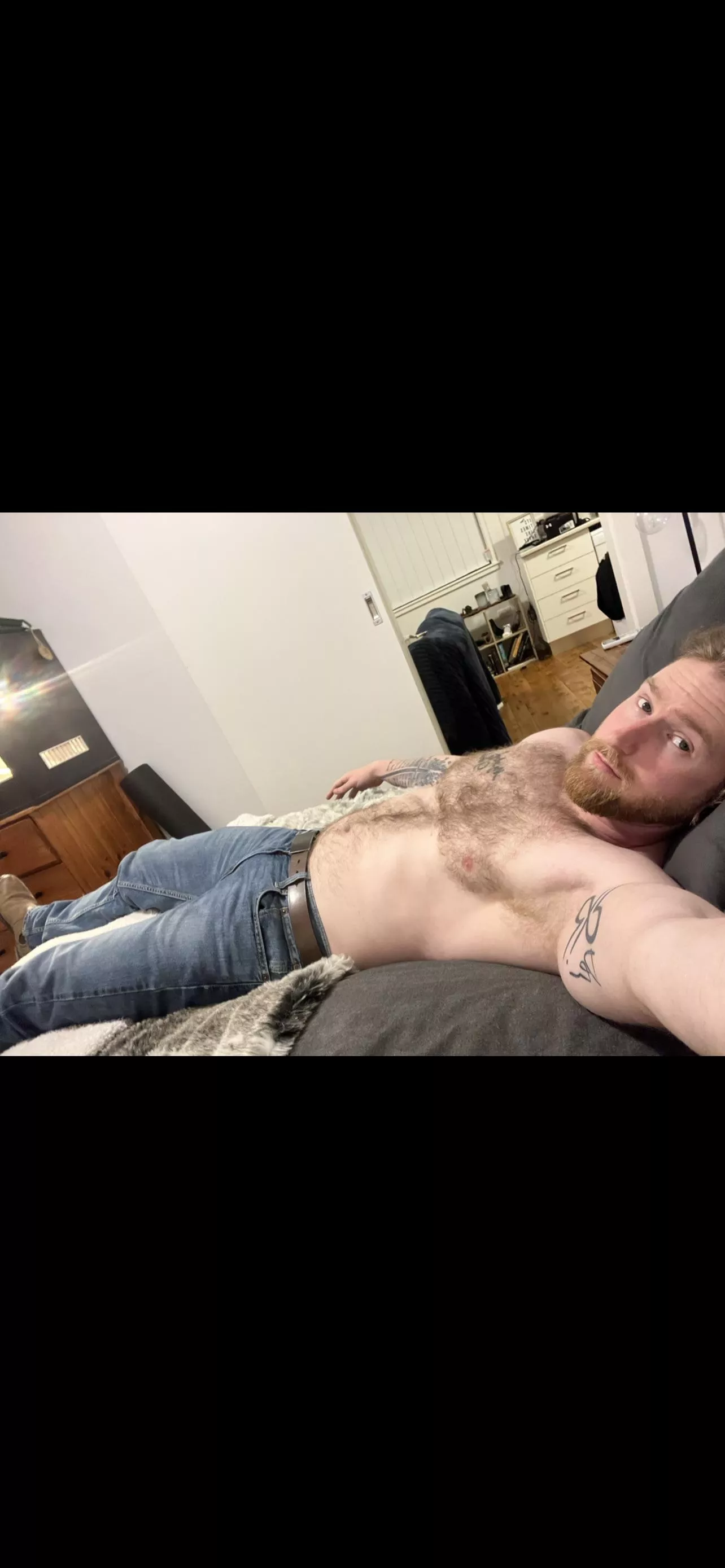 Not the thickest chest hair but it works