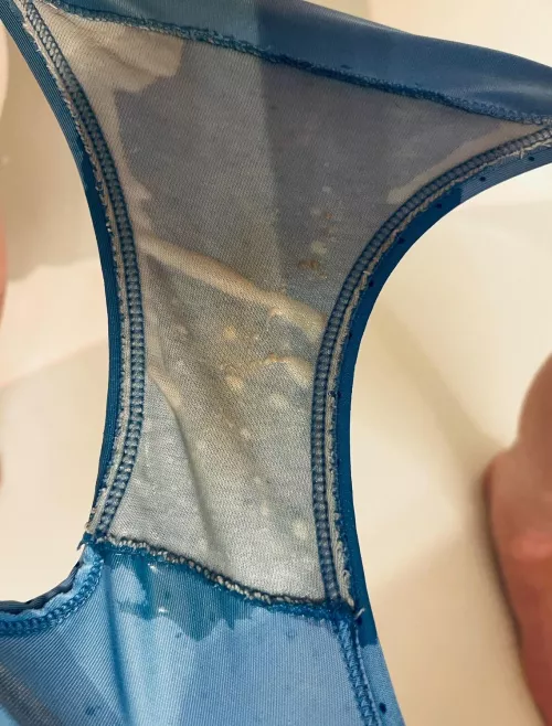 pissed my panties before my shower, + some discharge 🙈