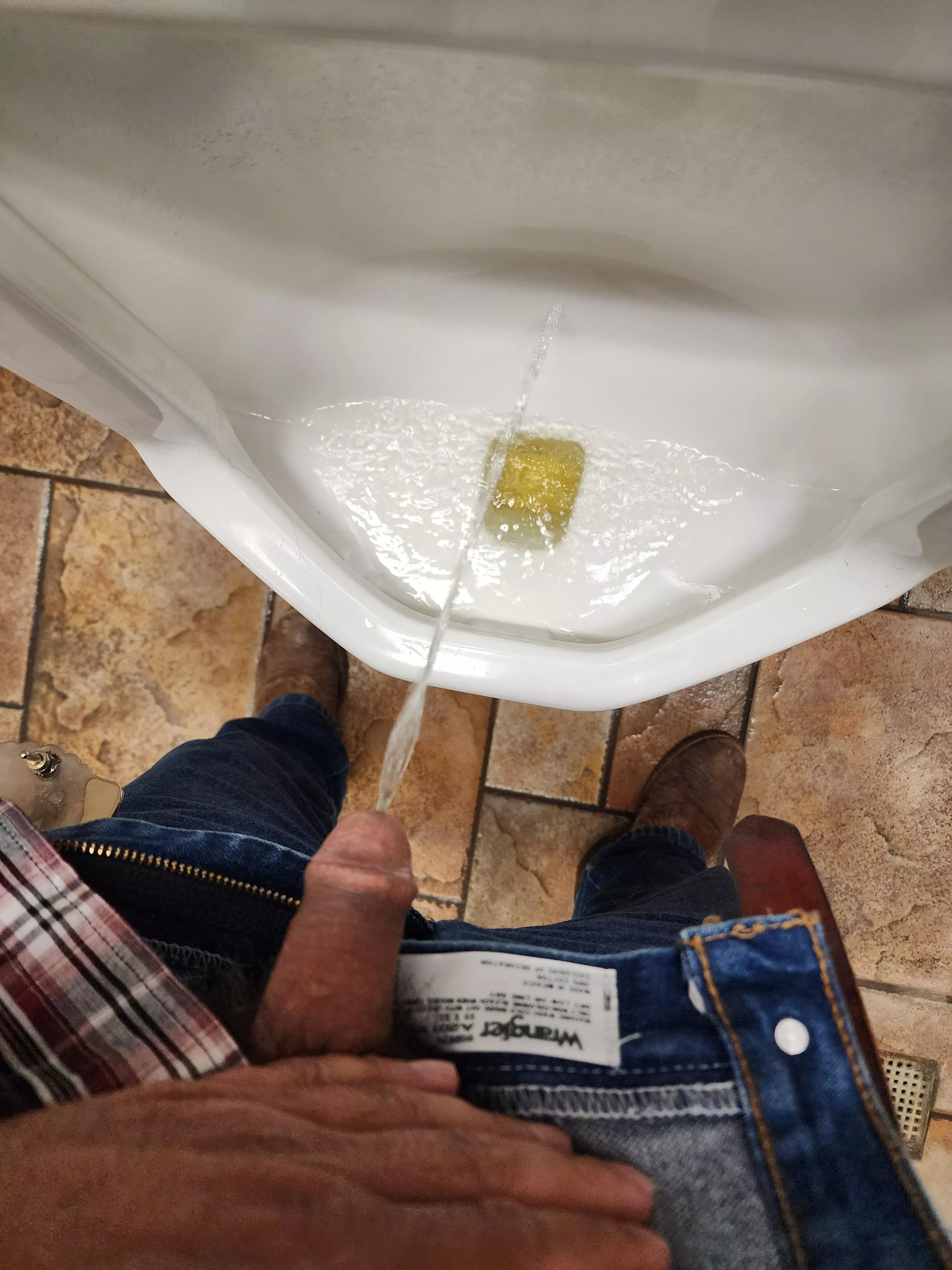 Pissing at work