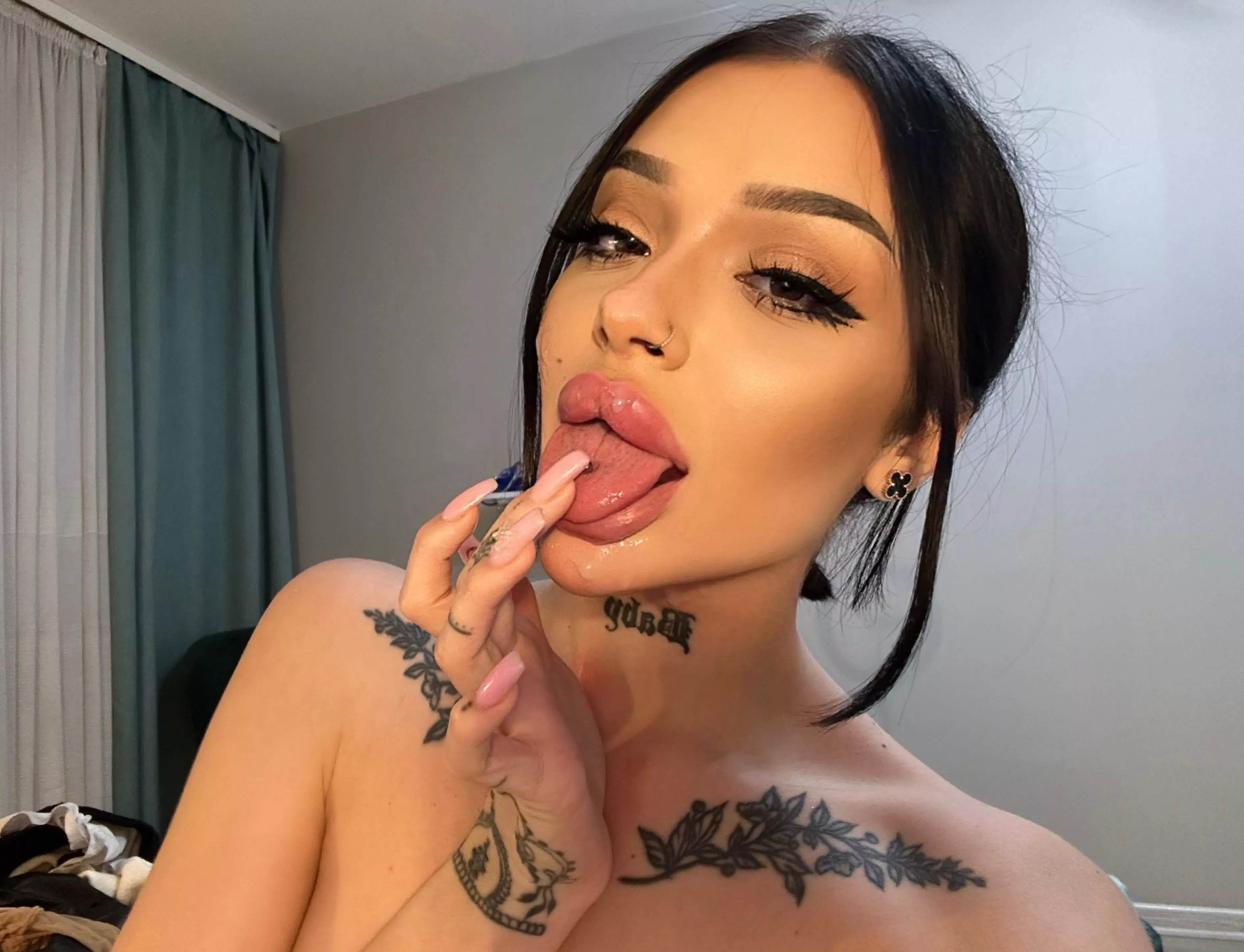 Put a stick on your tongue