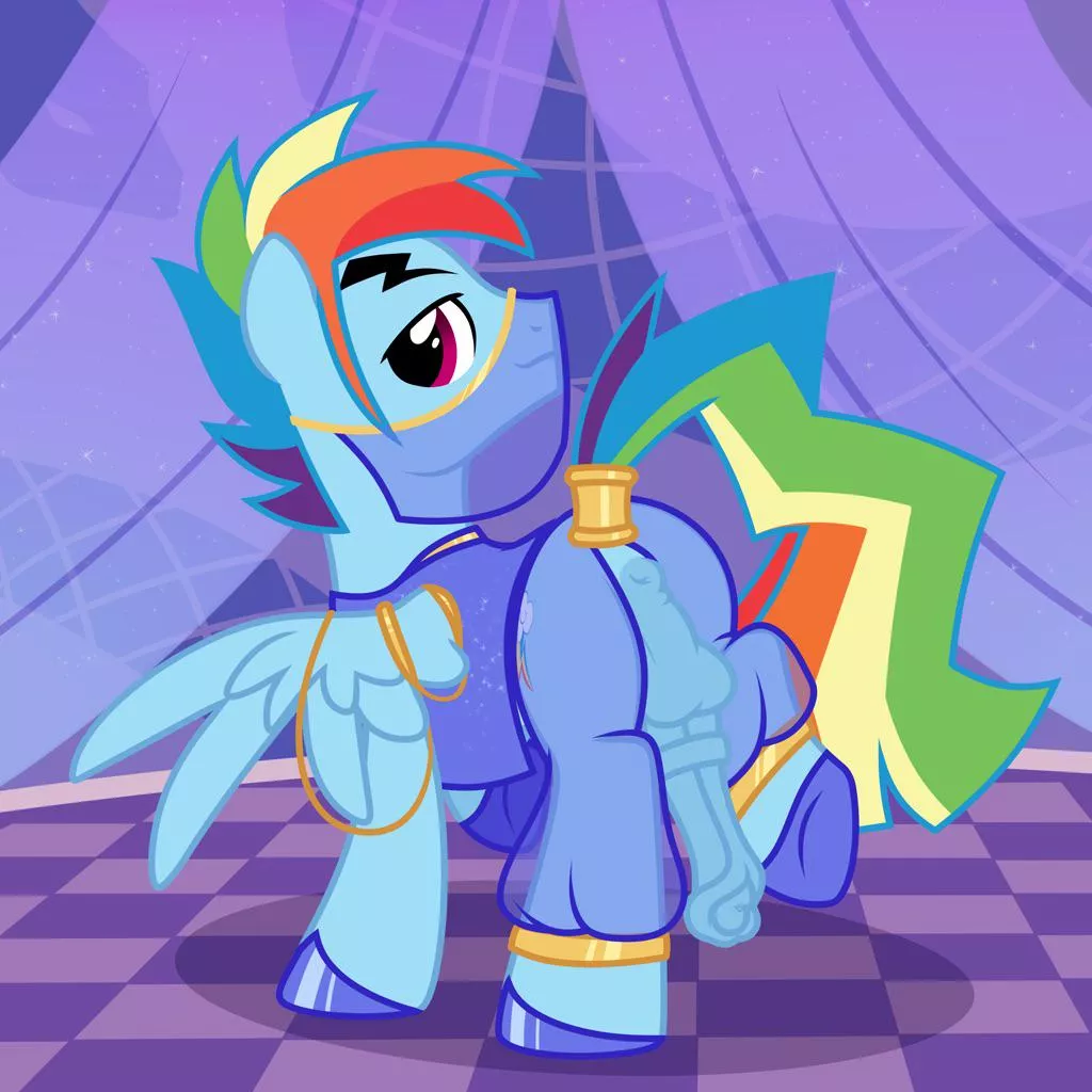 Rainbow Blitz (artist:nika-rain)