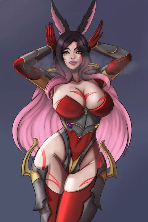 Scandal Seagrinne, from the Nat19 D&D show, in her skimpy suit (@Kaokacique)