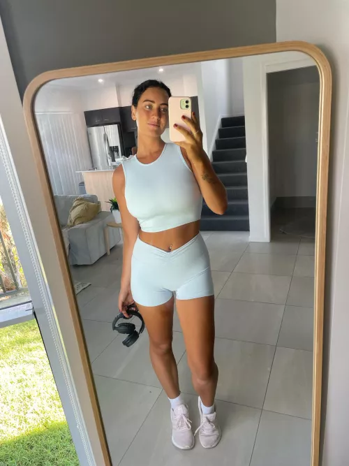 The morning starts with a run