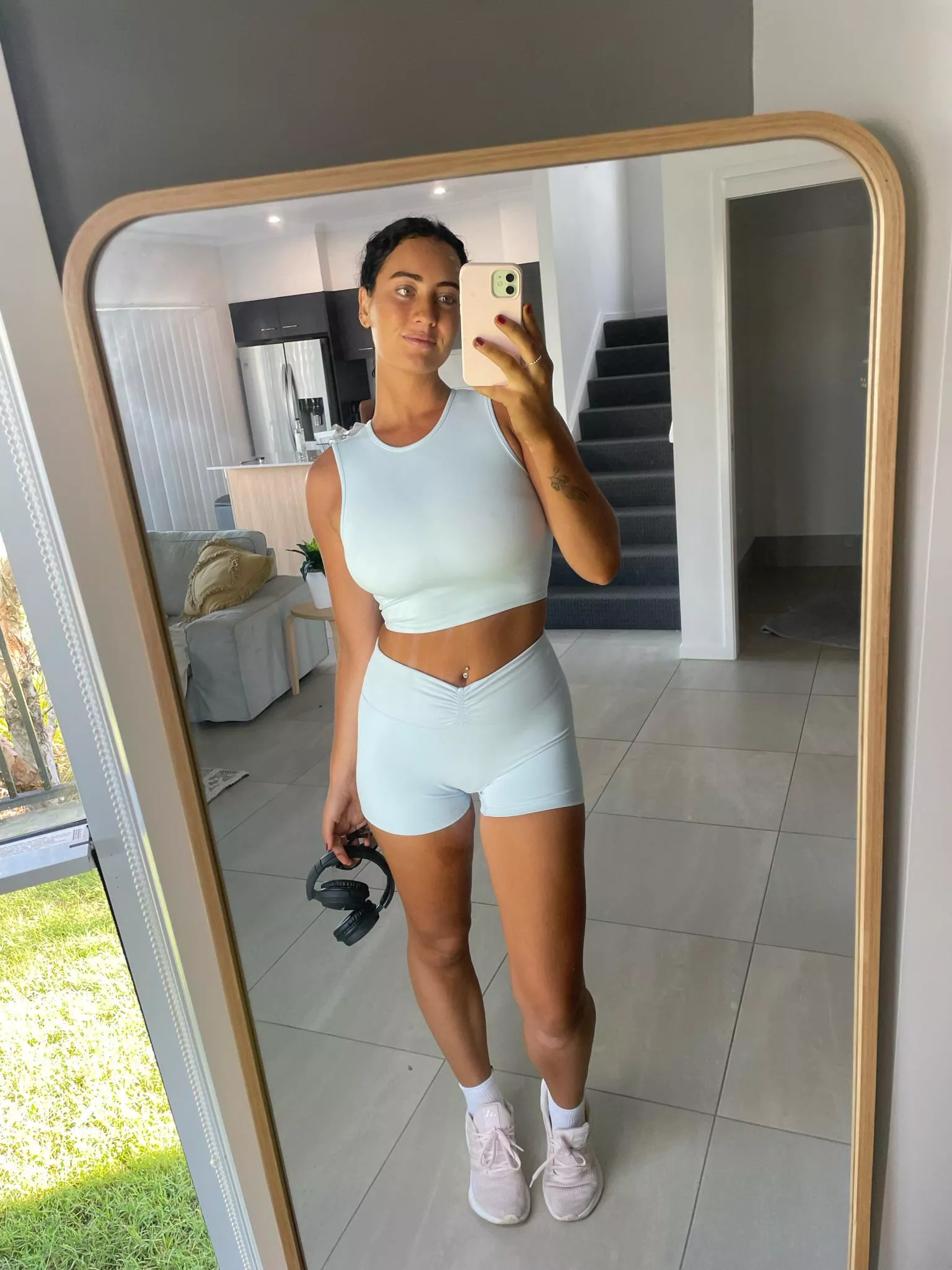 The morning starts with a run