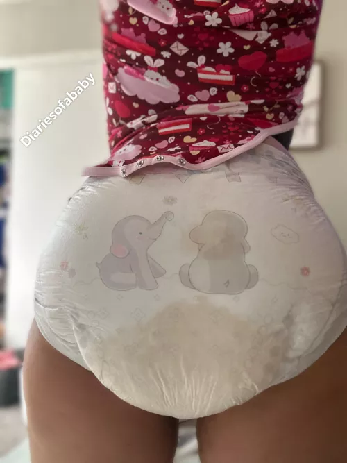 These diapers are my favorite🥺💕 see I’ve been a good girl
