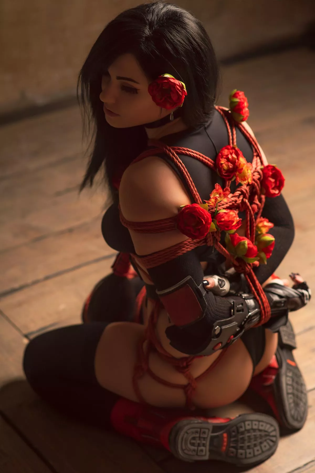 Tifa Lockhart shibari from Final Fantasy 7 by Yuna Kairi