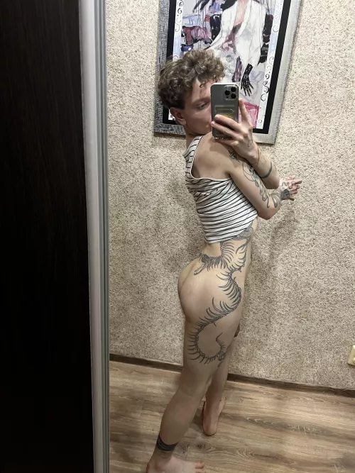 Wanna slap this tattooed guy butt?
