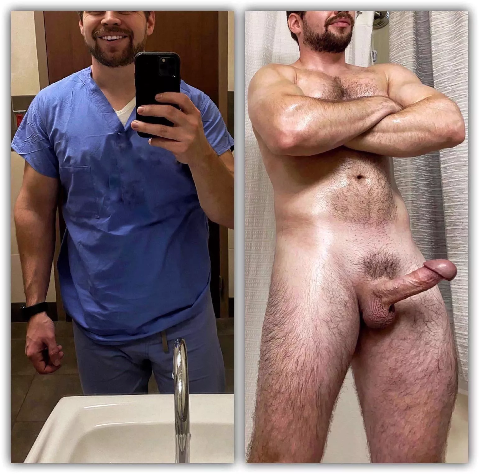 What patients see vs. what y’all get to see😏