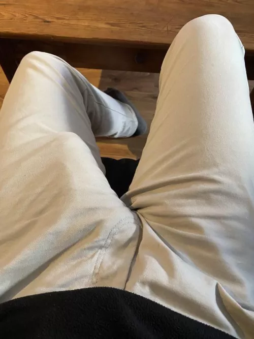 When you get outside with a boner