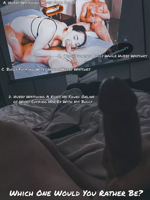 Which one do you want to be? A, B, C, or D?