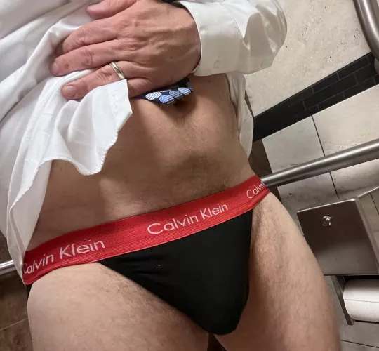 Wore my jock under my suit