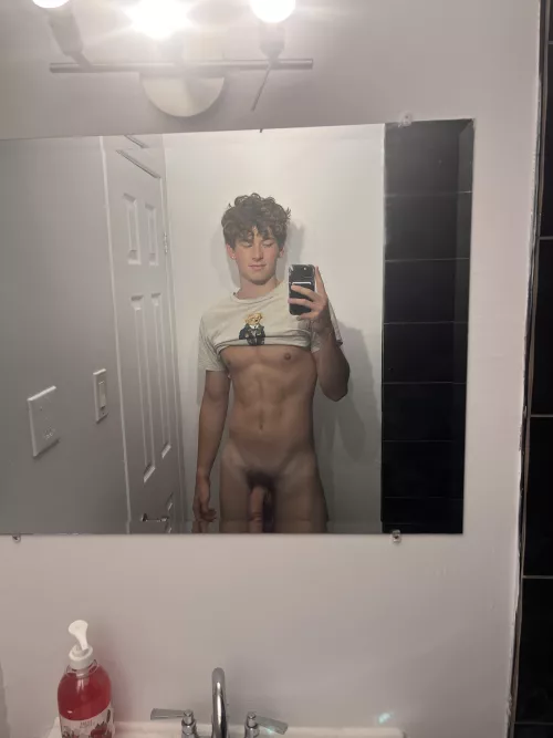 would u top me in the bathroom?