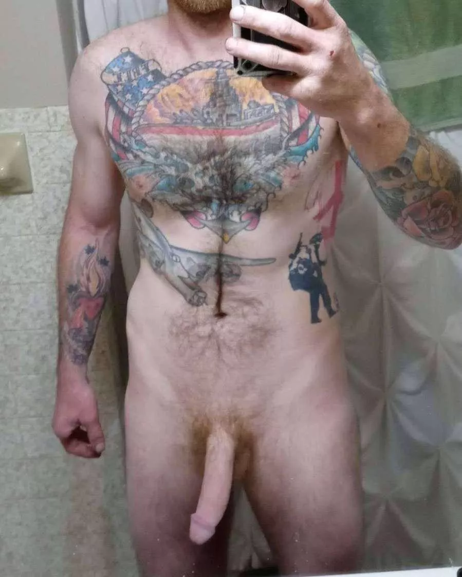 You should see it hard.