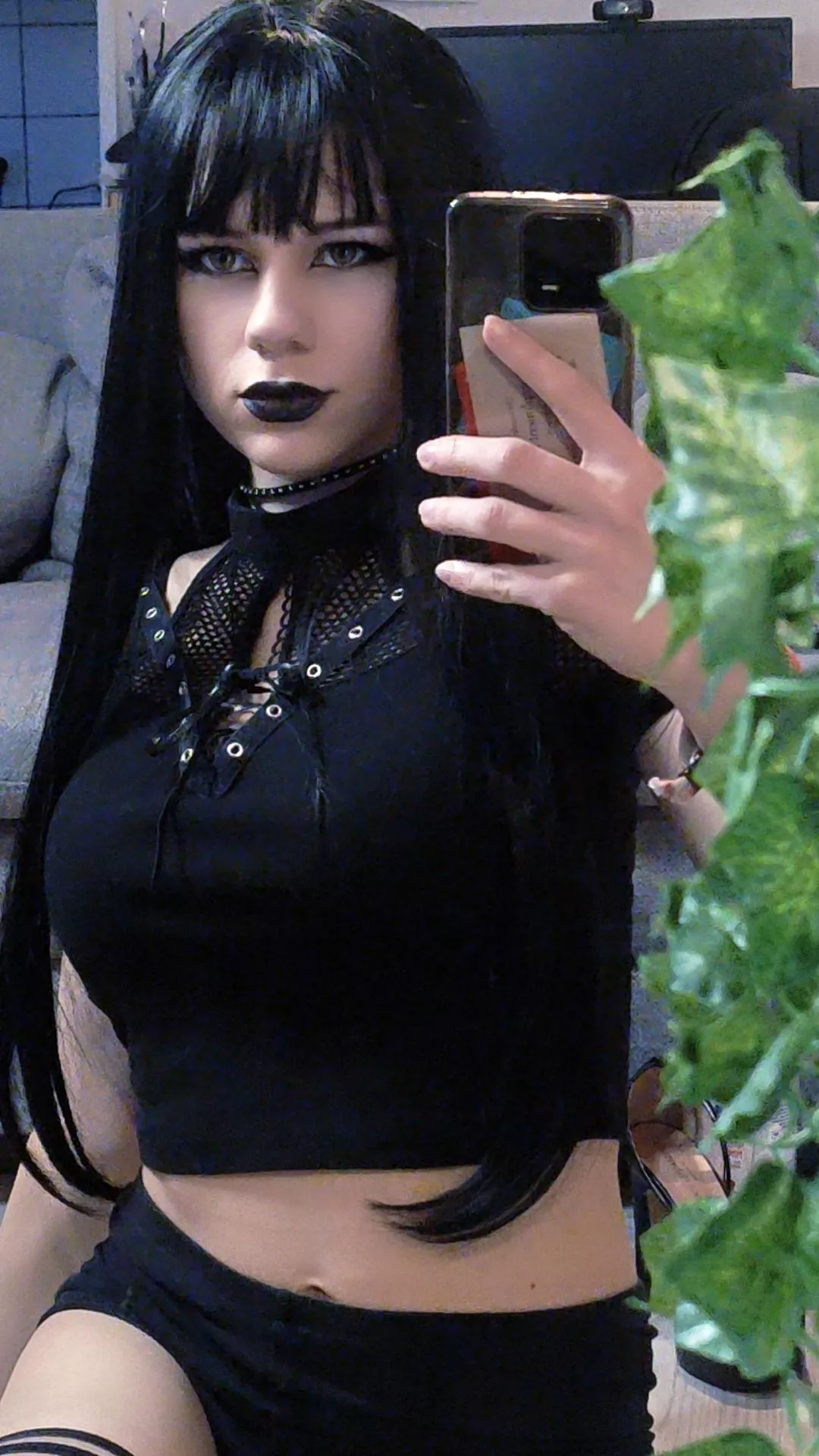 Your Goth GF when you tell her to Dress casual