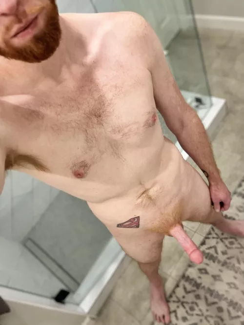 (33) Bi Ginger Side, Beard to Boner, Red all over.