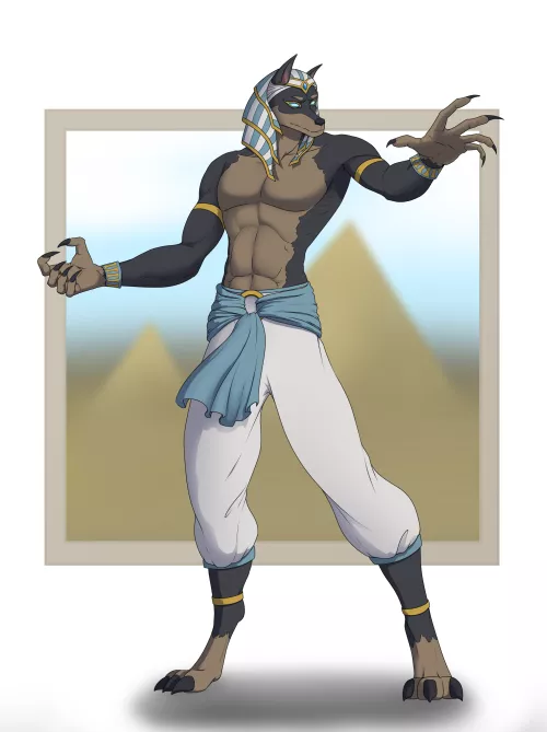 Bit of insight from a non-furry trying to draw my partner's furry (fursona maybe?) (reposting since I actually cleaned it up a bit)