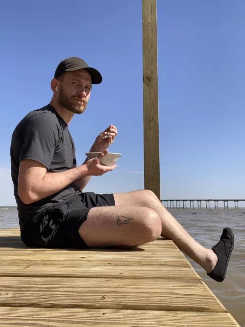 Come have breakfast with me on the dock!