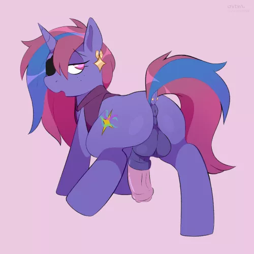 Cute eye patch mare [FUTANARI] (OC)