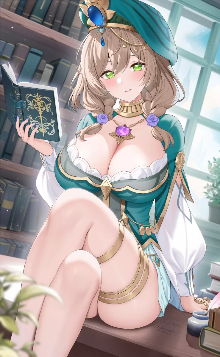 Enjoying a good book