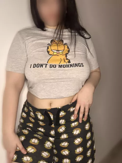 Feeling so naughty without a bra