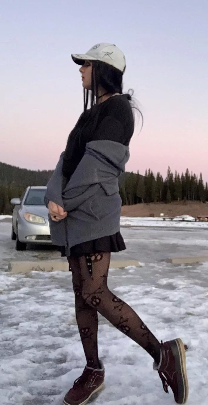 first time dressing up and going out 🖤