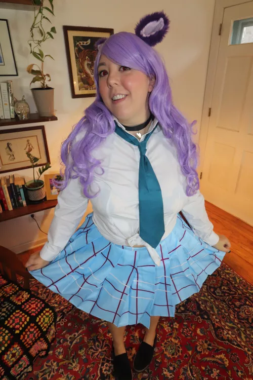 Fox girl cosplays Marin Kitagawa