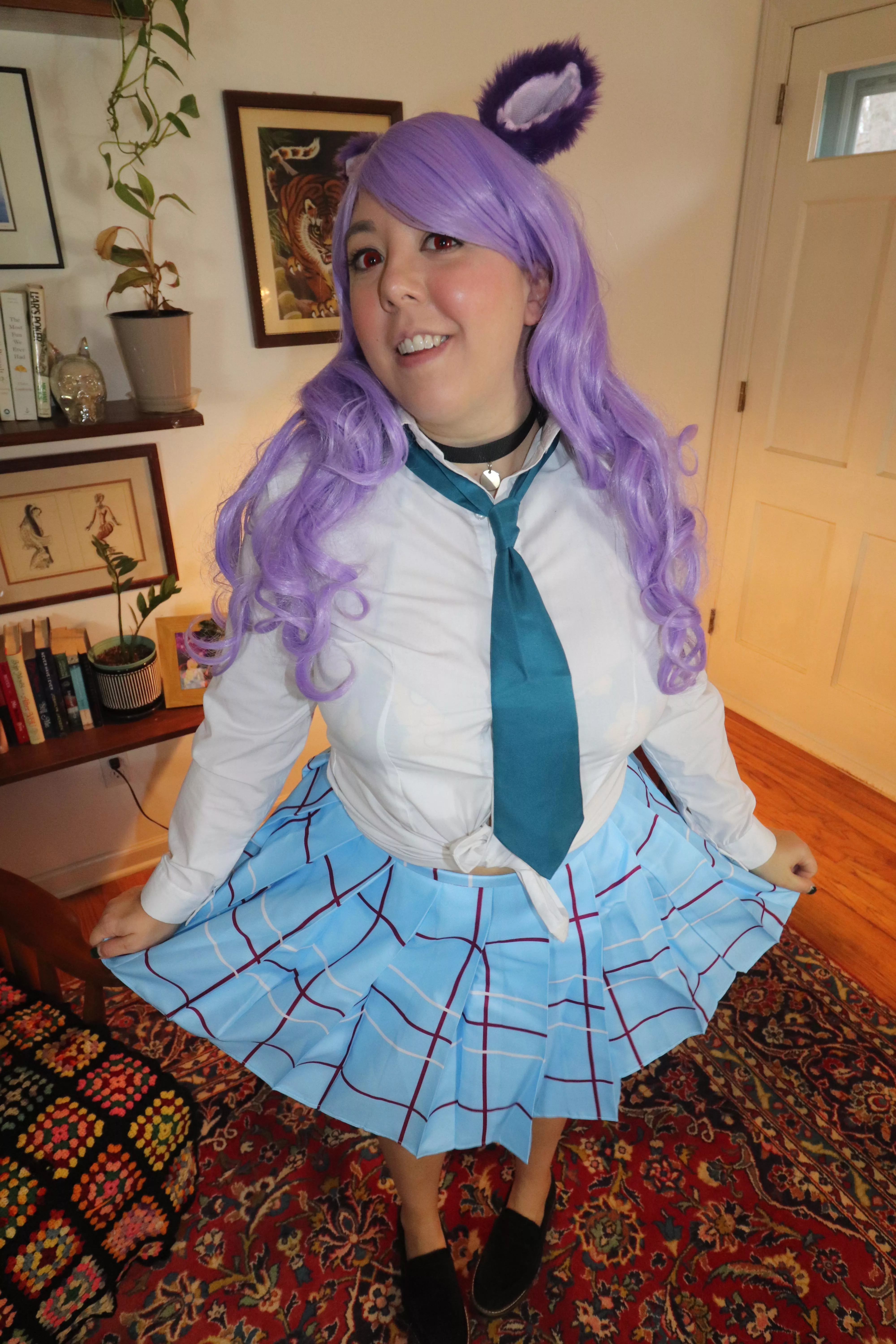 Fox girl cosplays Marin Kitagawa