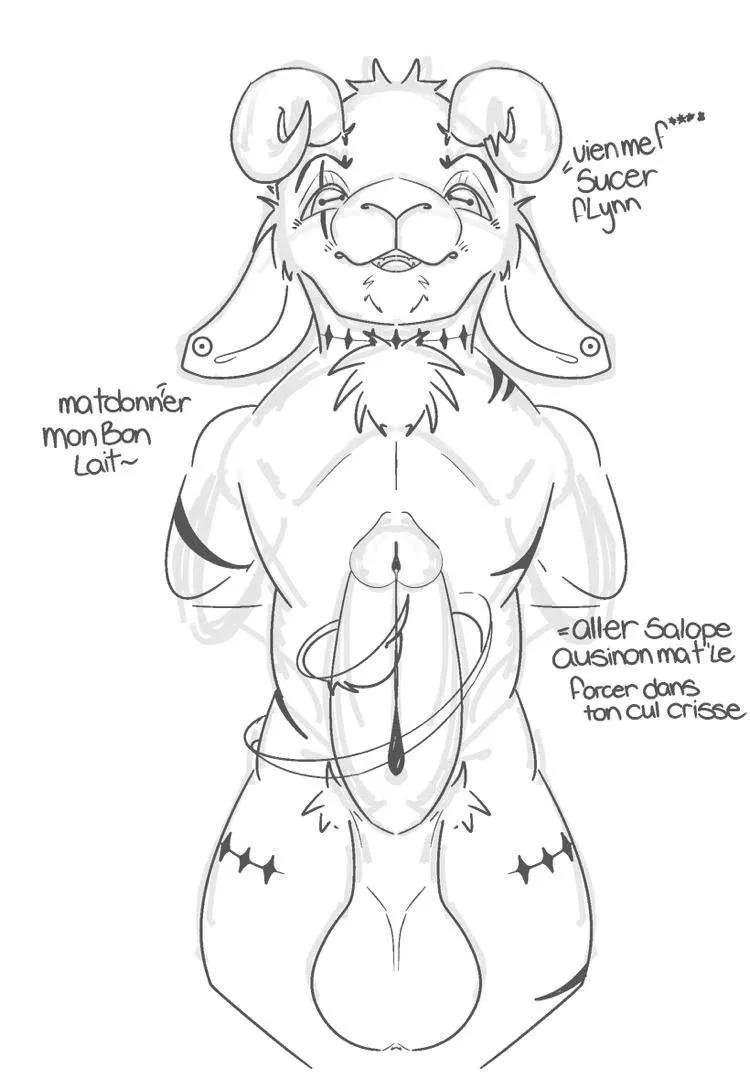 French goat incoming~ (art by me)