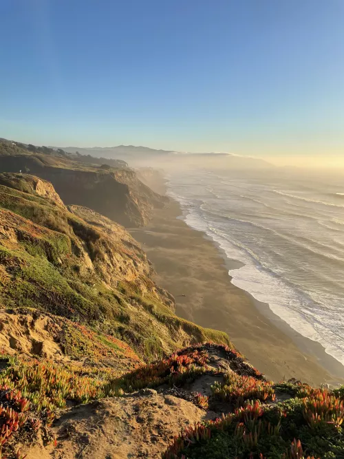 Golden sunset in Pacifica
