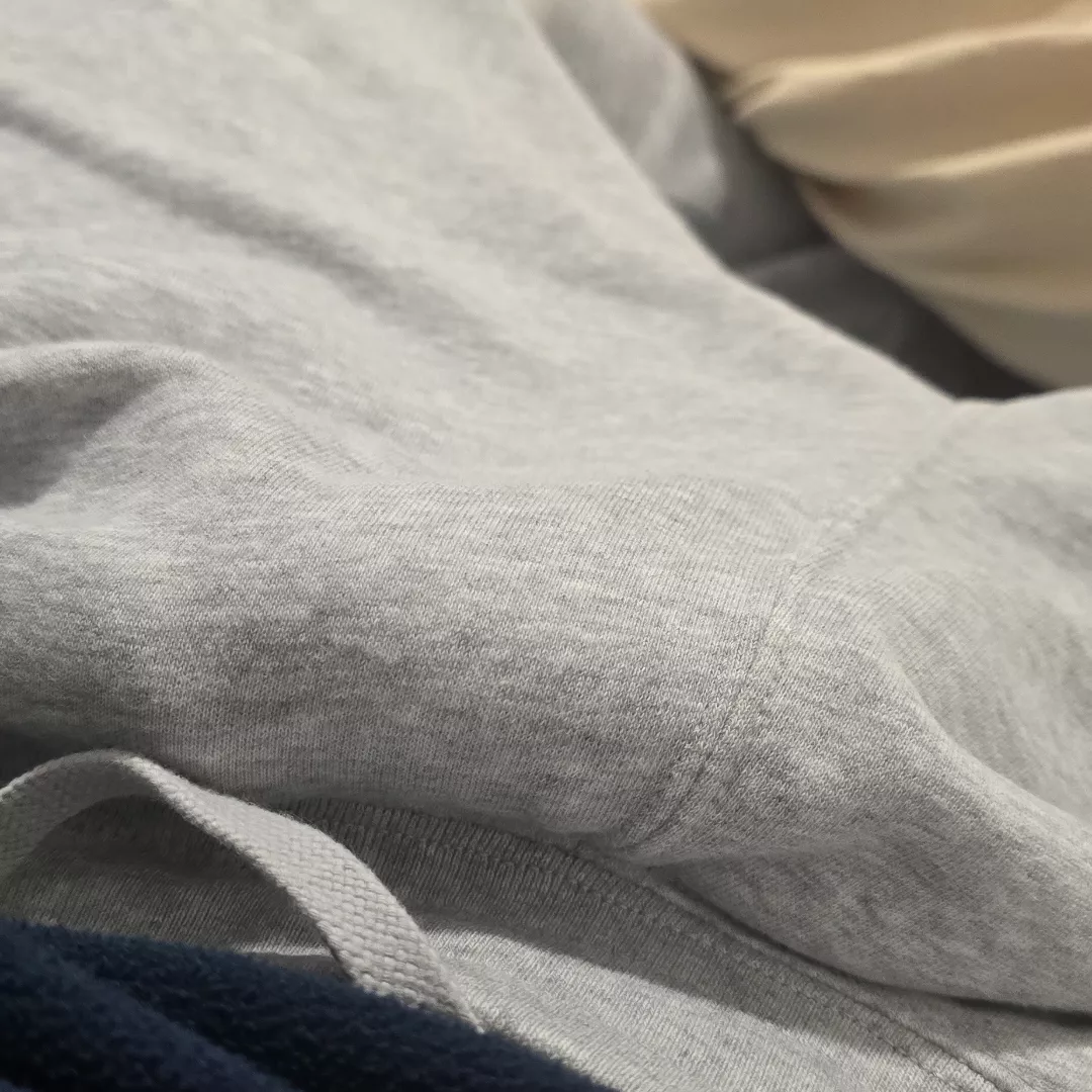 Gray sweatpants