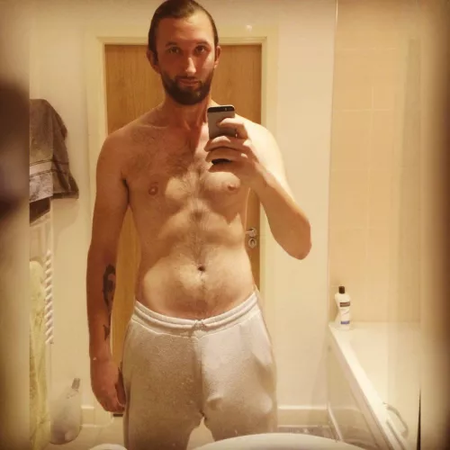 Grey sweatpants season