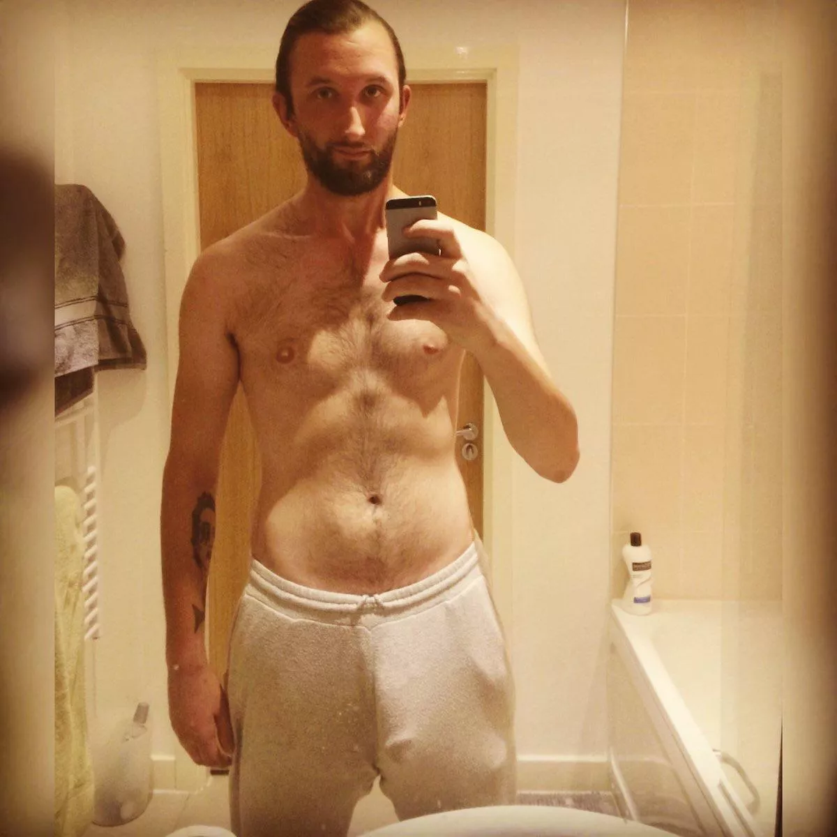 Grey sweatpants season