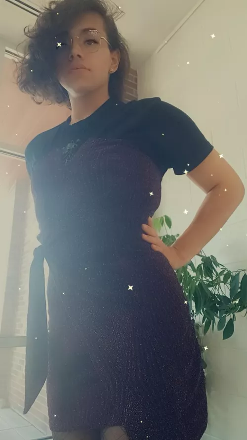 Had fun in a dress at school :3