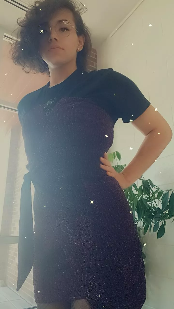 Had fun in a dress at school :3