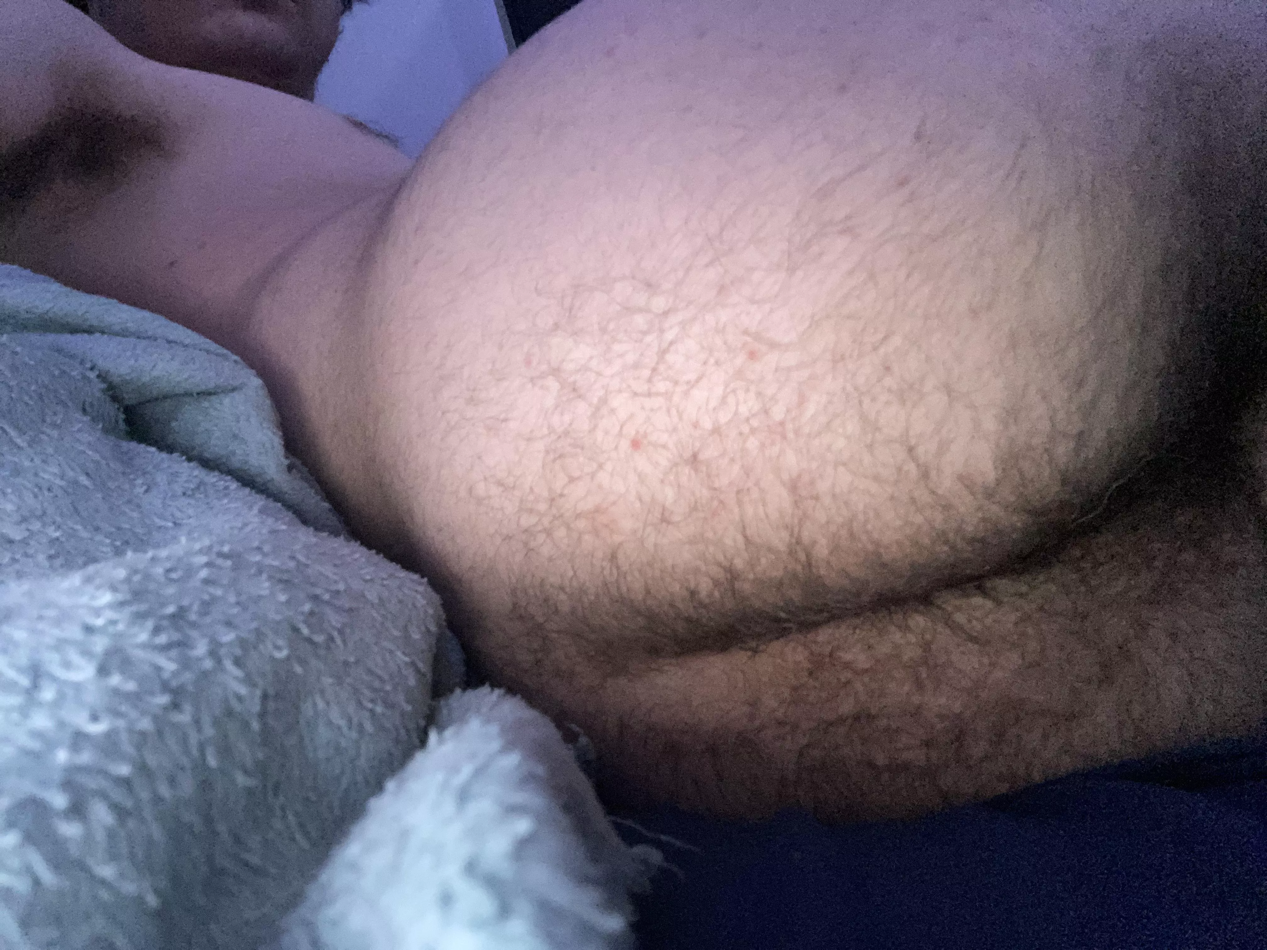 Hairy and in bed