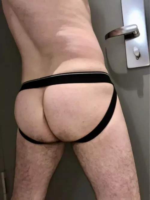 Hairy enough in a jockstrap?