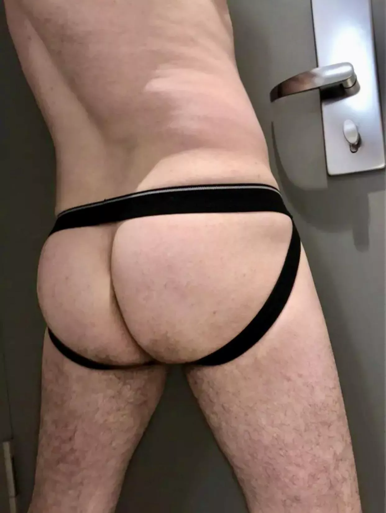 Hairy enough in a jockstrap?