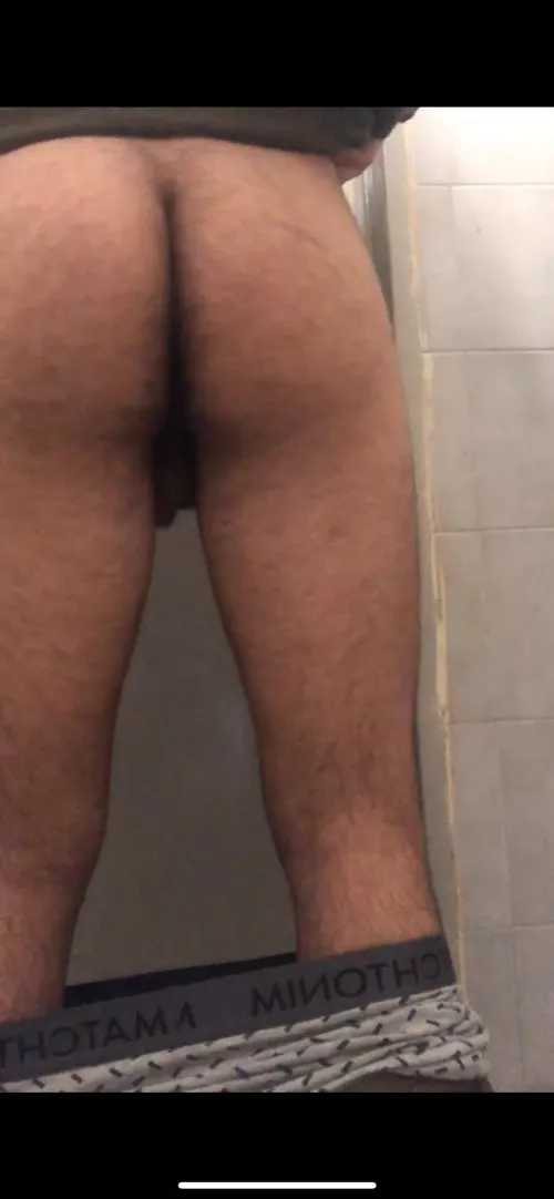 Hairy soldier ass